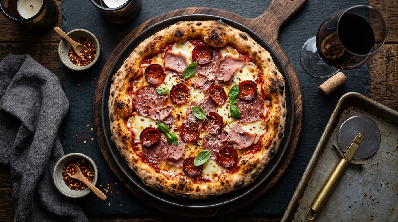 Pizza Carnes Frias